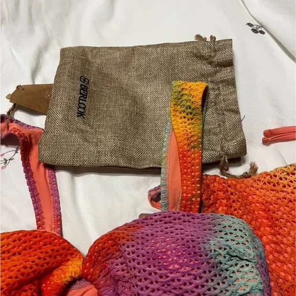 Colorful Crochet Bikini Set - Picture 4 of 4